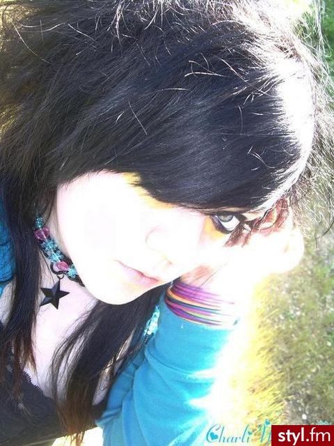 EMO Alternatywne Średnie Fryzury