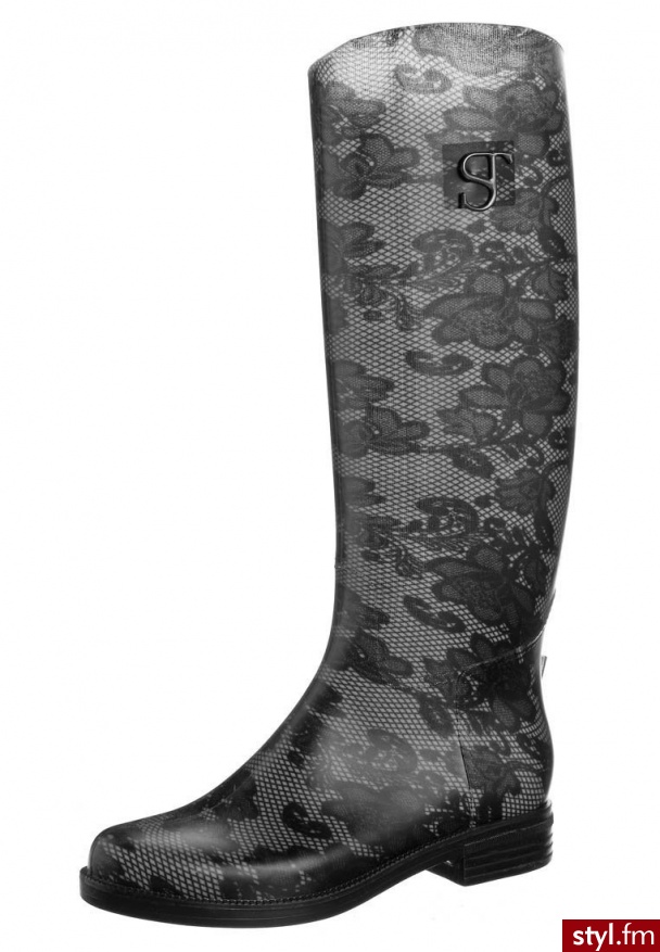 Supertrash Kalosze czarny (SW13M047) - Kalosze Buty Moda