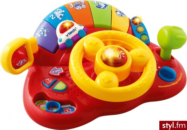Vtech Kierownica Małego Rajdowca 60122 - Dziecko