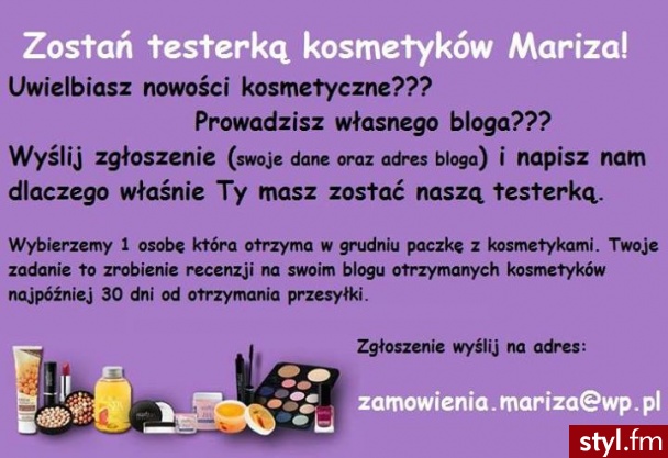 Zostań testerką!!! - Makijaże