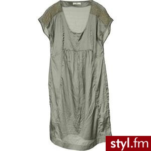 Metal decoration dress shadow grey - DAY Birger et Mikkelsen - Polyvore. Pobrano ze strony: http://www.polyvore.com/metal_decoration_dress_shadow_grey/thing?id=19445496 - Pozostałe Ciuchy Moda