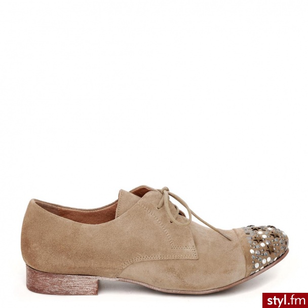 Venezia PÓŁBUTY SZNUROWANE 56042B CR SAB - Półbuty Buty Moda