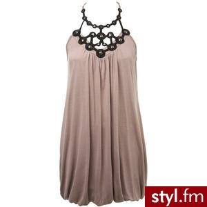 Petites Embellished Trim Dress - Miss Selfridge - Polyvore. Pobrano ze strony: http://www.polyvore.com/petites_embellished_trim_dress/thing?id=9925140 - Pozostałe Ciuchy Moda