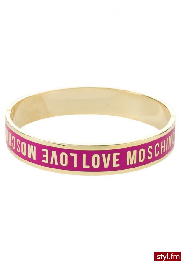 Love Moschino Bransoletka różowy - Bransoletki Biżuteria Moda