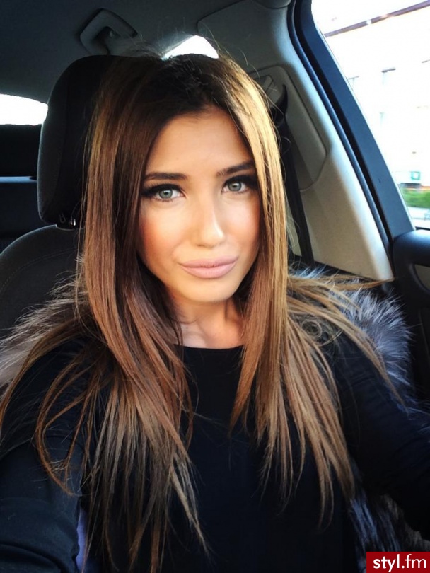 Brązowe Rozpuszczone Proste Na co dzień Długie Fryzury