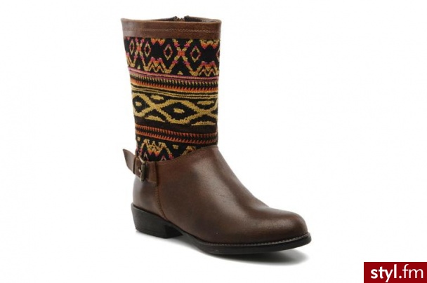 Georgia Rose PÓŁBUTY I BOTKI GUSTINE BY GEORGIA ROSE (Brązowy) - Botki Buty Moda