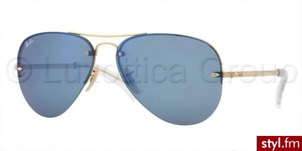 RAY BAN okulary przeciwsłoneczne 3449 001/55 M,L - Okulary Dodatki Moda
