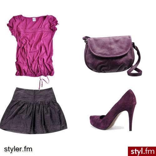 fiolet i róż - Styler