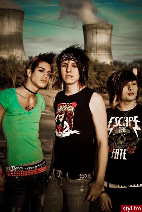 EMO Alternatywne Średnie Fryzury