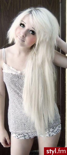 EMO Alternatywne Średnie Fryzury