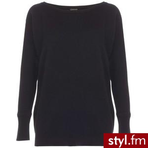 Jaeger Cashmere Blend Batwing Sweater, Black - Polyvore. Pobrano ze strony: http://www.polyvore.com/jaeger_cashmere_blend_batwing_sweater/thing?id=21852886 - Pozostałe Ciuchy Moda