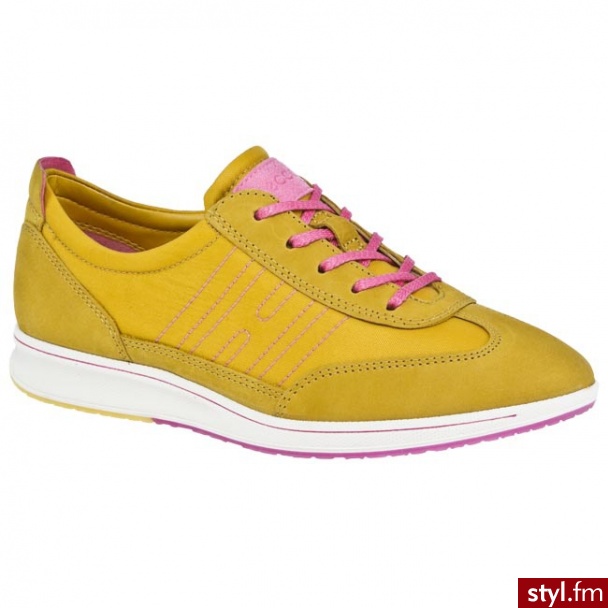 ECCO Półbuty Jogga 23602357745 Żółty (Saffron) - Półbuty Buty Moda