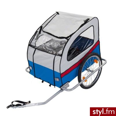 Przyczepka do roweru Voyager - Dł. x szer. x wys.: 140 x 90 x 90 cm / do 40 kg - Dziecko