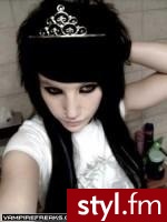 EMO Alternatywne Średnie Fryzury