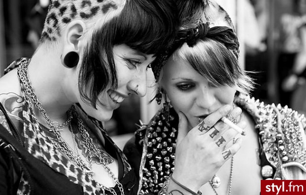 Punk Rock Alternatywne Średnie Fryzury