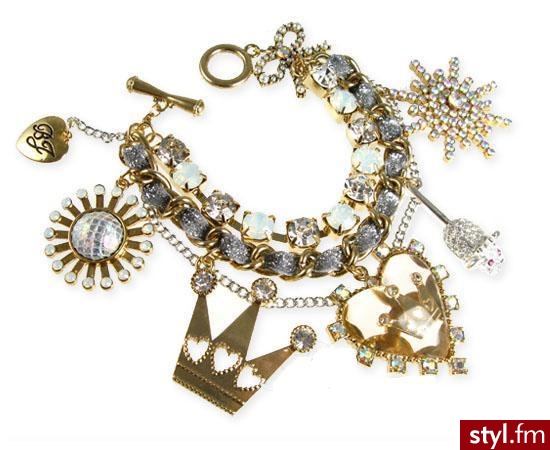 Bronsoletka Betsey Johnson z serii 'Królowa Lodu' - 110$ - Pozostałe Dodatki Moda