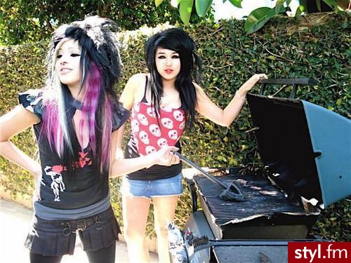 EMO Alternatywne Średnie Fryzury