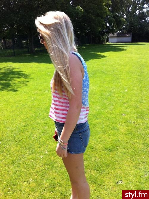 Blond Rozpuszczone Proste Na co dzień Długie Fryzury
