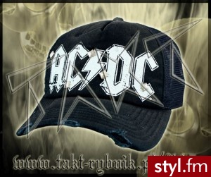 ACDC CZAPKA TIRÓWKA AC/DC STUDS (FAF6-98028) - Nakrycia głowy Dodatki Moda