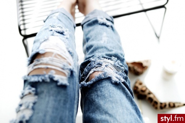 Jeansy Spodnie Moda