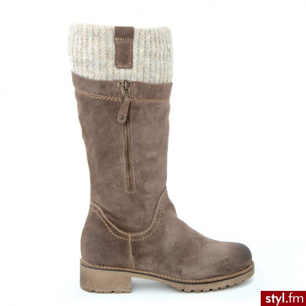 Venezia KOZAKI OCIEPLANE NADIR1123 ALM - Kozaki Buty Moda