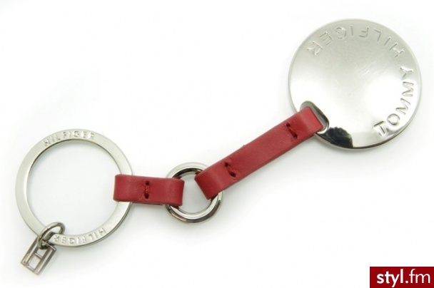 TOMMY HILFIGER Keyfob Tommy Pendent Apple Red - Breloki Dodatki Moda