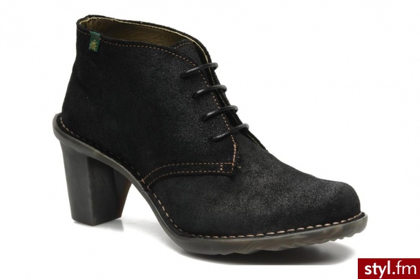 El Naturalista PÓŁBUTY I BOTKI DUNA N523 BY (Czarny) - Botki Buty Moda