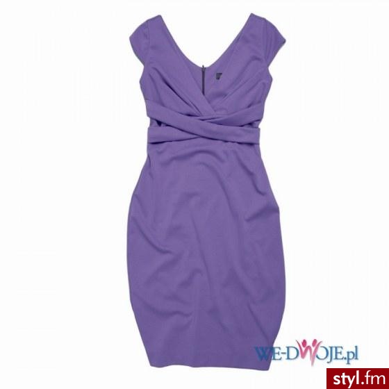 sukieneczka fioletowa - Pozostałe Ciuchy Moda