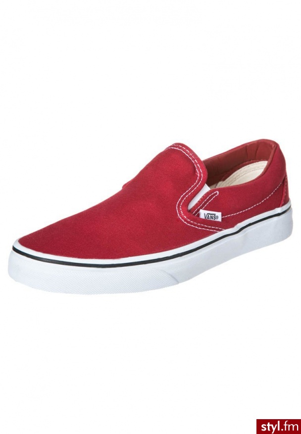Vans Półbuty wsuwane czerwony - Półbuty Buty Moda