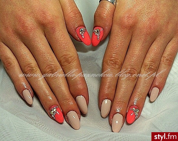 Migdałki Żelami Żel Paznokcie