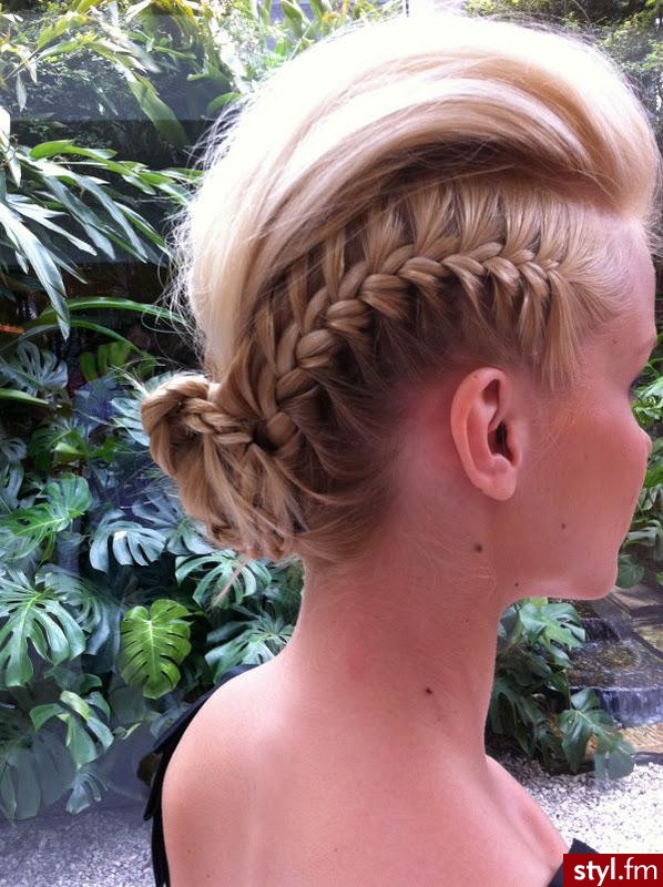 Blond Upięcie Proste Na co dzień Długie Fryzury
