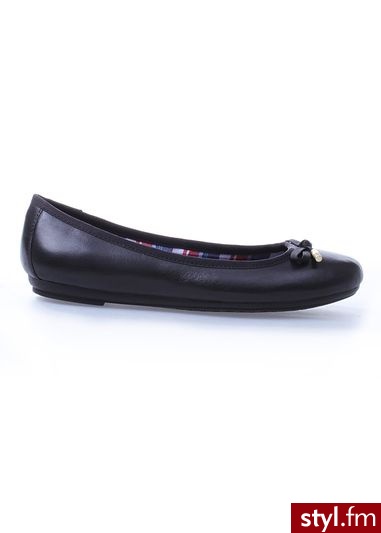 TOMMY HILFIGER Baleriny cecilia 3a czarny - Balerinki Buty Moda
