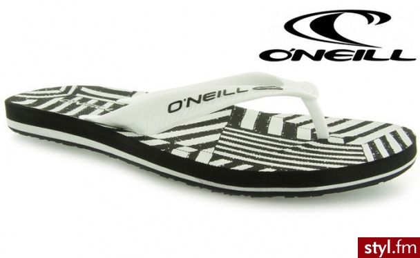 O'neill JAPONKI OFFSHORE STRIPE WHITE - Klapki Buty Moda