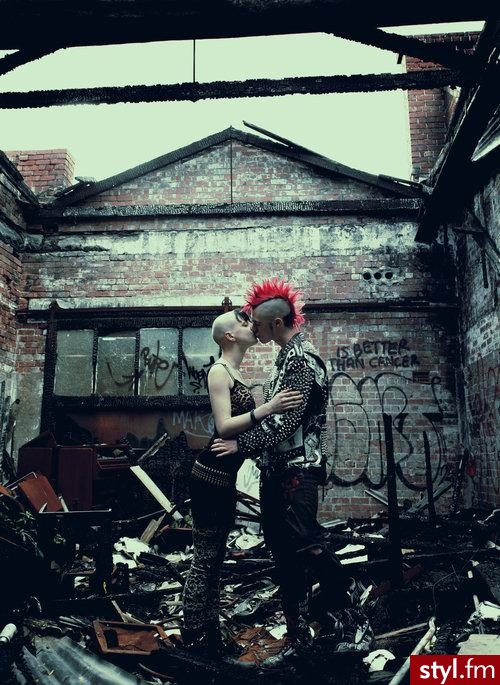 Punk Rock Alternatywne Średnie Fryzury
