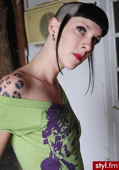 Punk Rock Alternatywne Średnie Fryzury