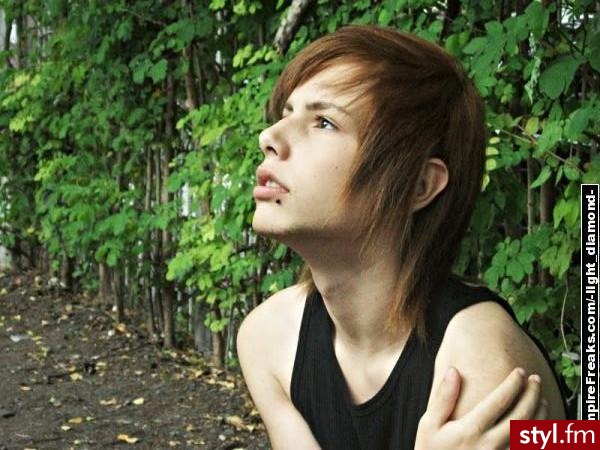 Na co dzień Średnie Męskie Fryzury