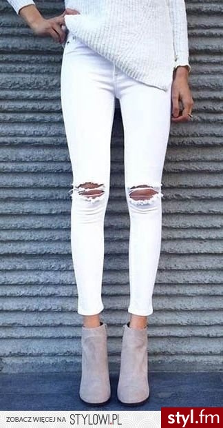 Jeansy Spodnie Moda