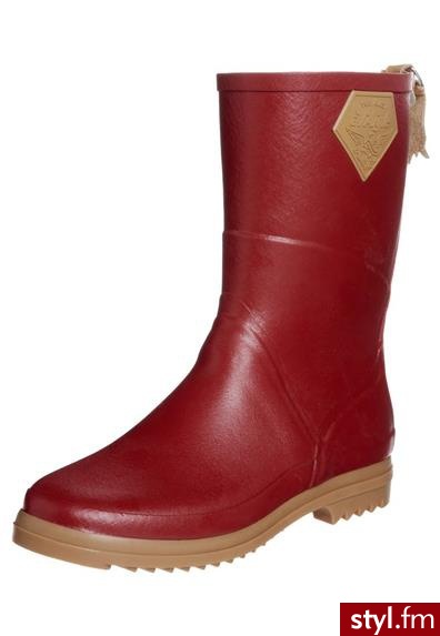 Aigle CHANTEBOOT Kalosze czerwony (84118) - Kalosze Buty Moda