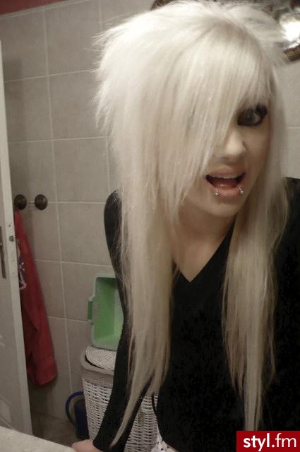 EMO Alternatywne Średnie Fryzury