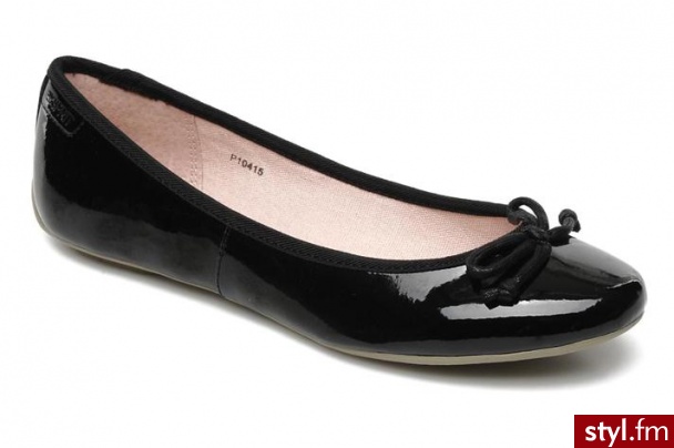 Esprit Balerinki Karen Bow Ballerina by (Czarny) - Balerinki Buty Moda
