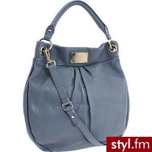 Marc by Marc Jacobs - Classic Q Hillier Hobo (Chambray) - Ba... - Polyvore. Pobrano ze strony: http://www.polyvore.com/marc_jacobs_classic_hillier_hobo/thing?id=15902774 - Pozostałe Torebki Moda
