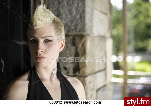 Punk Rock Alternatywne Średnie Fryzury