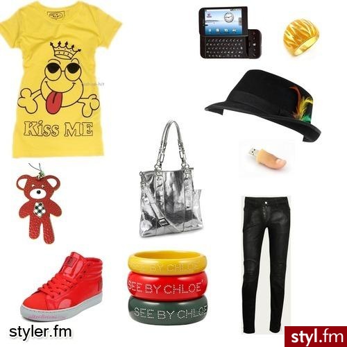 nowocześnie xd. żółć, czerń, czerwień ;d - Styler