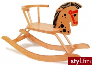 Small Foot Design Koń Na Biegunach Z Oparciem 9402 - Dziecko