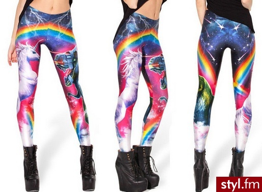 Leginsy Spodnie Moda