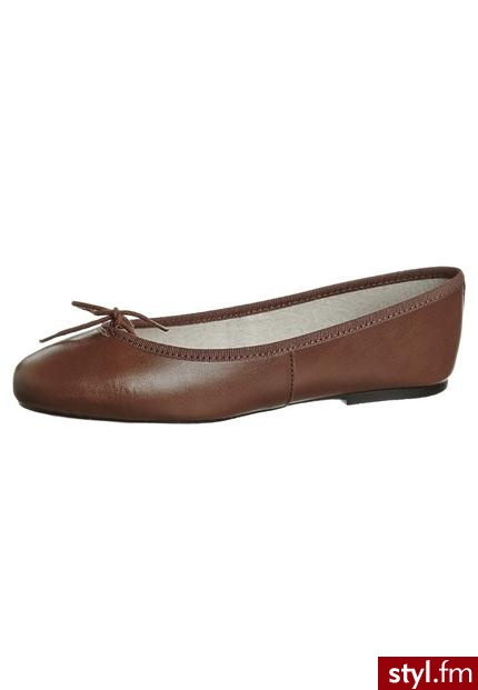 HIRICA ZOE VEAU Baleriny brązowy - Balerinki Buty Moda
