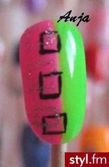 pinky-green - Paznokcie