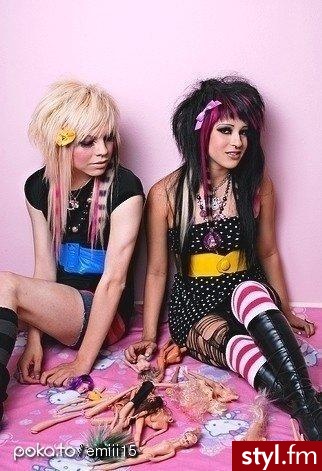 EMO Alternatywne Średnie Fryzury