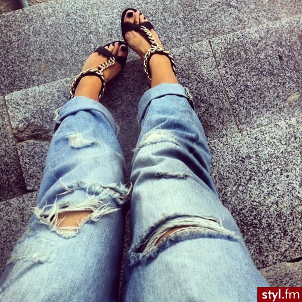 Jeansy Spodnie Moda