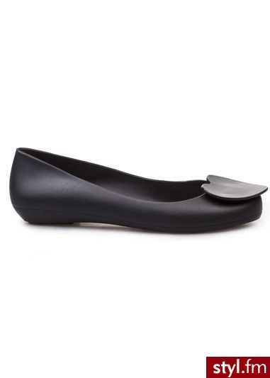 czarny Baleriny MEL pop heart - Balerinki Buty Moda